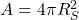 A=4\pi R_S^2