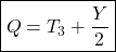 \boxed{Q=T_3+\dfrac{Y}{2}}