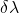 \delta \lambda
