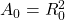 A_0=R_0^2