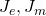 J_e, J_m
