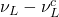 \nu_L -\nu ^c_L