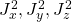 J^2_x,J^2_y,J^2_z