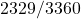 2329/3360