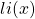li(x)