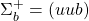\Sigma_{b}^{+}=(uub)