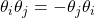 \theta_i\theta_j=-\theta_j\theta_i