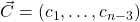 \vec{C}=(c_1,\ldots,c_{n-3})