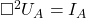 \square^2 U_A=I_A