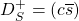 D^+_S=(c\overline{s})