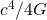 c^4/4G