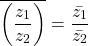 \[ \overline{\left(\dfrac{z_1}{z_2}\right)}=\dfrac{\bar{z_1}}{\bar{z_2}}\]