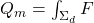 Q_m=\int_{\Sigma_d}F