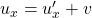 u_x=u'_x+v