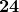 \bf 24