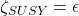 \zeta_{SUSY}=\epsilon