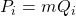 P_i=mQ_i