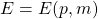 E=E(p,m)