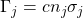 \Gamma_j=cn_j\sigma_j