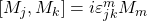 \left[M_j,M_k\right]=i\varepsilon^{m}_{jk}M_{m}