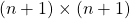 (n+1)\times (n+1)