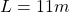 L=11m
