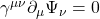 \gamma ^{\mu \nu}\partial_{\mu}\Psi_\nu=0