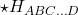 \star H_{ABC\ldots D}
