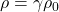 \rho=\gamma \rho_0