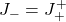 J_-=J_+^+