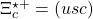 \Xi_{c}^{\star +}=(usc)