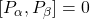 \left[P_\alpha,P_\beta\right]=0