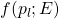 f(p_l;E)