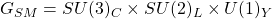 G_{SM}=SU(3)_C\times SU(2)_L\times U(1)_Y