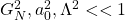 G^2_N, a_0^2, \Lambda^2<<1
