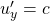 u'_y=c