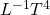 L^{-1}T^4
