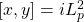 \left[x,y\right]=iL_p^2