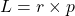 L=r\times p
