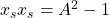 x_sx_s=A^2-1
