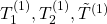 T^{(1)}_1, T^{(1)}_2, \tilde{T}^{(1)}