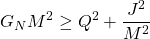 \[G_NM^2\geq Q^2+\dfrac{J^2}{M^2}\]