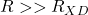 R>>R_{XD}