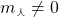 m_\curlywedge\neq 0