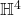\mathbb{H}^4
