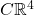 C\mathbb{R}^{4}