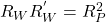 R_WR_W^{'}=R_P^2