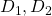D_1, D_2