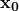 \mathbf{x_0}