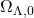 \Omega_{\Lambda,0}